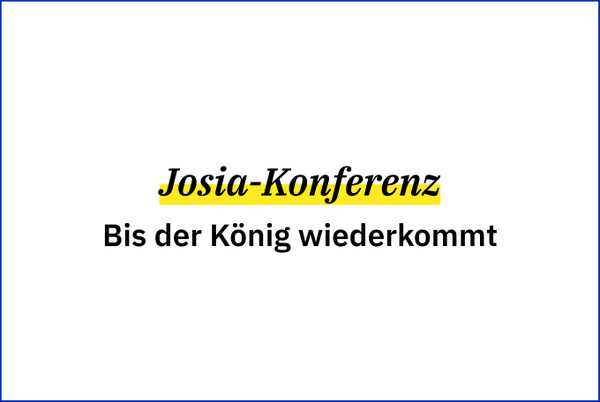 Josia-Jugendkonferenz 2027 Grafik